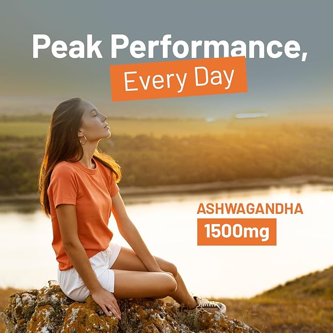 Ashwagandha 1500mg 180 Vegan Tablets | 6 Months’ Supply | Pure High Strength Ashwagandha Root Extract | Made in UK by Prowise Healthcare