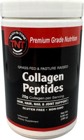 TOUGH-N-TONE Collagen Peptides Powder – Grass-Fed 280g | 20g Protein per Serving Unflavored Non-GMO Gluten-Free Dairy-Free No Sweeteners or Fillers – Supports Skin Hair &amp Digestive Health