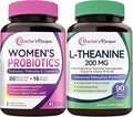 Doctor's Recipes Women’s Probiotic &amp L-Theanine 200 mg