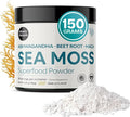 Atlantic Naturals Superfood Organic Sea Moss Powder Blend with Ashwagandha Maca Root &amp Beet Root | Ideal for Healthy Skin Positive Mood &amp Energy | Vanilla Flavor (150g)