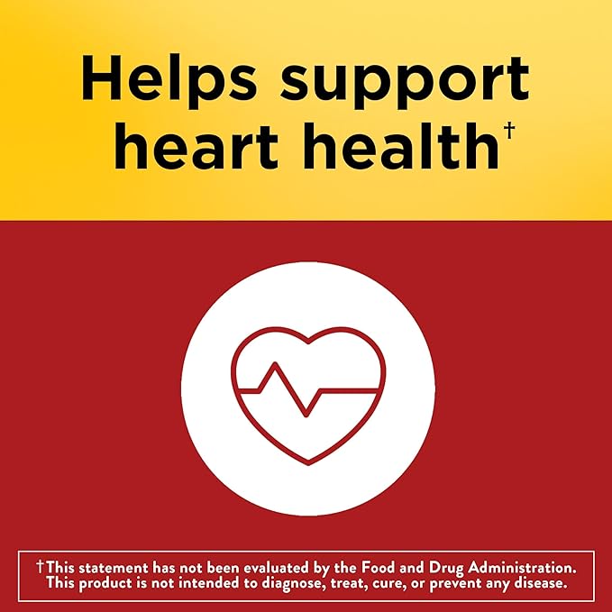 Nature Made CoQ10 200mg Softgels Dietary Supplement for Heart Health Support 80 Softgels 80 Day Supply