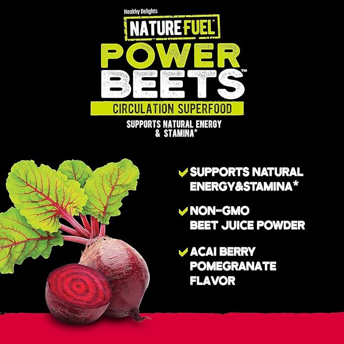Optimum Nutrition Gold Standard 100% Plant Based Protein Powder Creamy Vanilla 20 Servings + Healthy Delights Nature Fuel Power Beets Powder Acai Berry Pomegranate 30 Servings (Packaging May Vary)