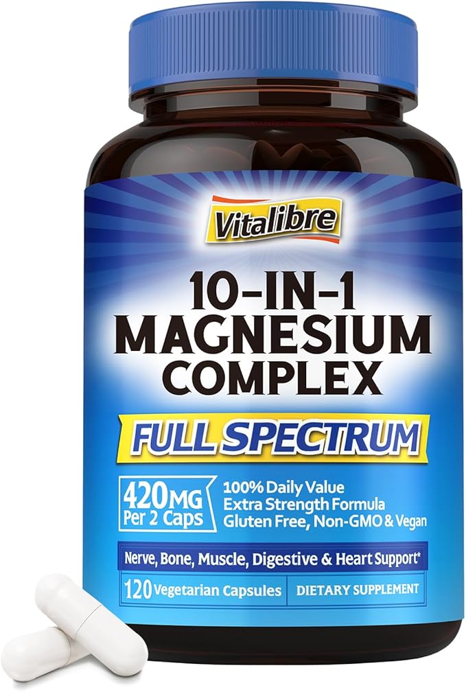 5-in-1 Iron Supplement &amp 10-in-1 Magnesium Complex