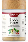 Snap Supplements Blood Sugar Blend with Berberine CoQ10 Cinnamon and Gymnema to Support Already Healthy Blood Sugar Metabolic Health and Energy Sugar Free 60 Capsules (Packaging May Vary)