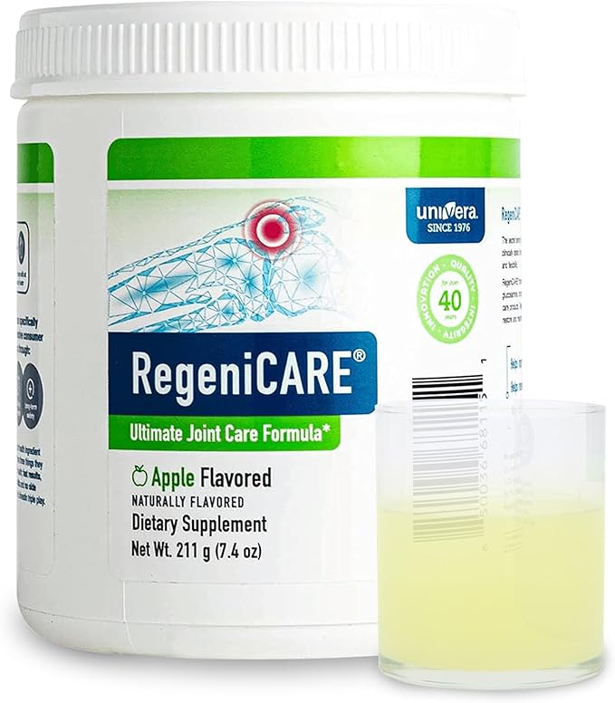 RegeniCARE Canister Joint Support Trio: Green Apple Mango &amp Lemon - Powerful Joint Health Supplement Bundle