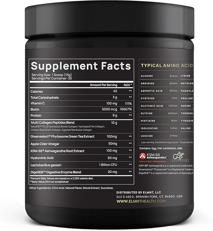 Super Collagen Burn Powder for Women w. Hyaluronic Acid KSM66 Apple C Vinegar Probiotics Biotin - Premium Multi Collagen Peptides Protein for Weight Loss + Beauty Hair Skin Nails (Pink Lemonade)