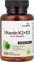 Futurebiotics Vitamin K2 + D3 Extra Strength 120 Capsules