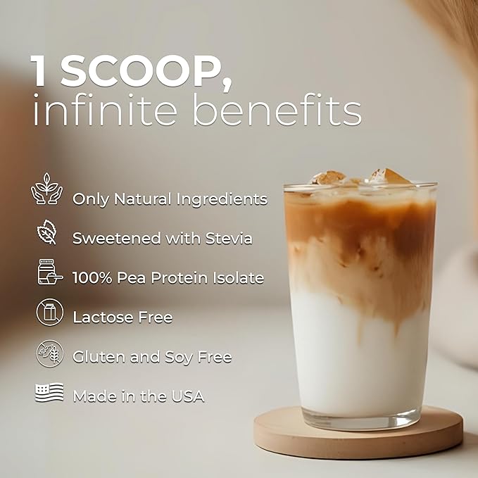 About Time Coffee + Vegan Protein (Non-GMO All Natural Lactose/Gluten Free 16g of Protein Per Serving) – 1.03lb Coffee Mochaccino