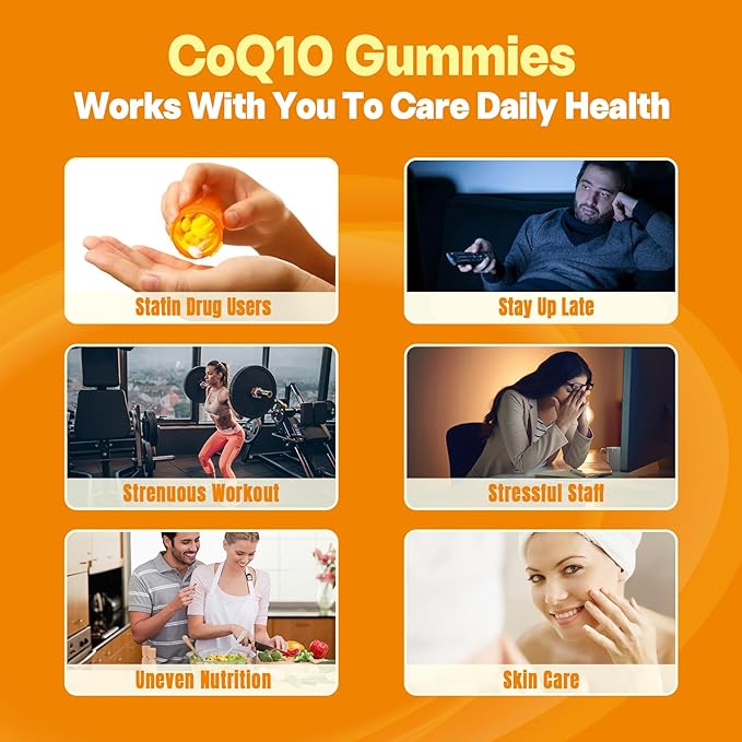 Sugar Free Calcium Supplement 600mg Algae Calcium Magnesium 2:1 Ratio + Sugar-Free CoQ10-250mg Filled Gummies High Absorption Coenzyme Q10