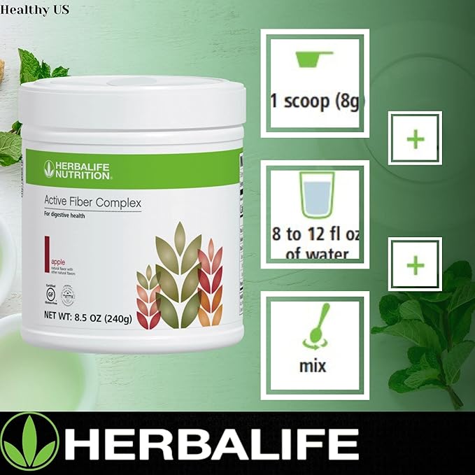 Herbalife Active Fiber Complex Apple Flavor (7.4 OZ 210g)