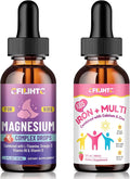 Kids Magnesium Liquid Drops &amp Liquid Iron Supplement for Kids
