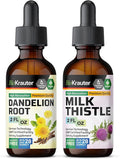 BIO KRAUTER Dandelion Tincture 2 Fl. Oz. &amp Milk Thistle Tincture 2 Fl. Oz.