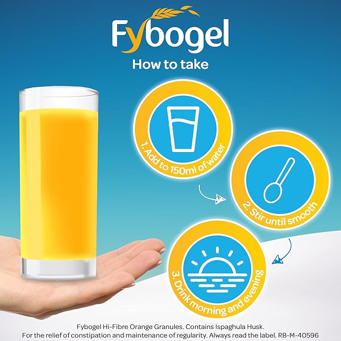 Fybogel Hi Fibre Sachets Orange Flavour 30