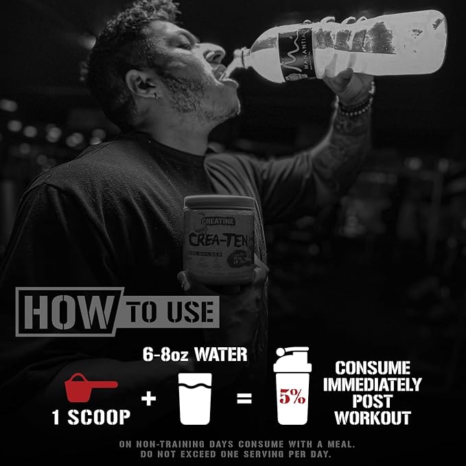 5% Nutrition CreaTEN Creatine Complex + Accelerators | Flavored Creatine Powder for Muscle Gain | Max Power Strength Endurance &amp Recovery (Push Pop)