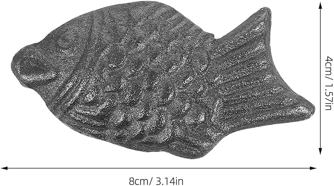 LOGOFUN 12PCS Natural Iron Fish Cooking Supplement Tools Accessories for Vegan Athletes and Pregnant Party Supplies