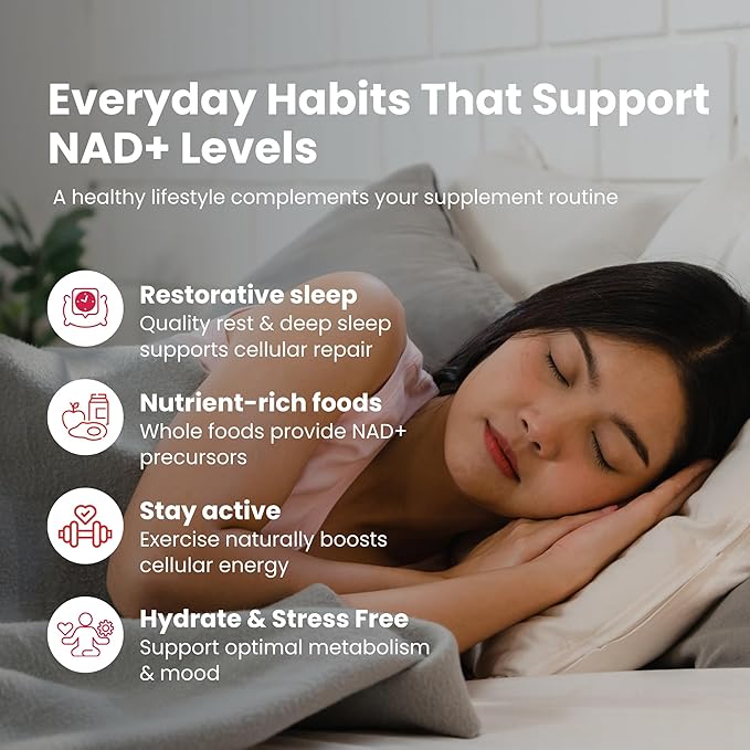 Revive + Immune | NAD+ Supplement with Vitamin C for Men &amp Women | RiaGev®-SR Formula with Immune Protection | Energy Anti Aging Support with Antioxidant | Vegan Non-GMO Gluten-Free (90 Tablets