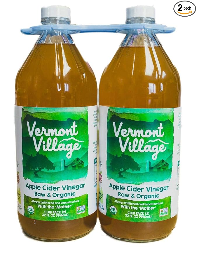 Product of Vermont Village Raw Organic Apple Cider Vinegar 2 pk./32 oz. [Biz Di