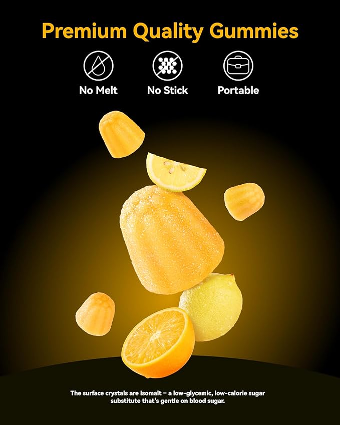 Creatine Monohydrate Gummies for Men &amp Women 5000 mg 3rd Party Tested Creatine Chews for Muscle Growth Strength &amp Energy Support Sugar Free Vegan 120 Count Orange Lemon