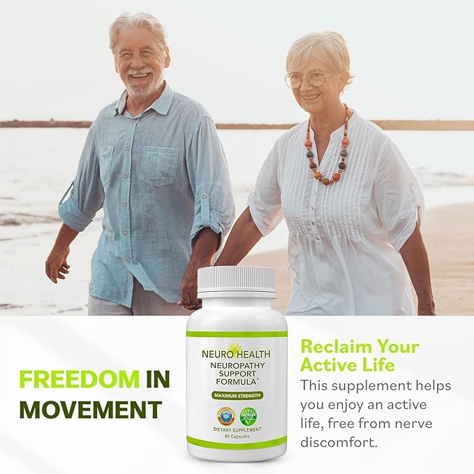 Nerve Support Formula for Neuropathy - Your Nerve Supplement with B Vitamins and Alpha Lipoic Acid - Rapid Absorption - 360 Capsules