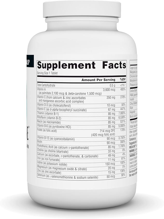 Source Naturals Mega-One Multi-Vitamin with Minerals* - 180 Tablets