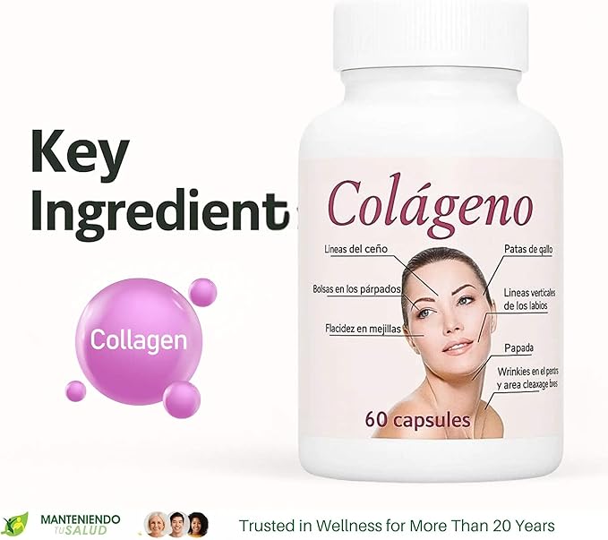 New Life Colageno Beauty Support Hair Regrowth 60 Capsules 60 Capsules