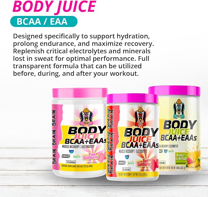 Gene in Us - Body Juice Bcaas and Eaas- Pink Sunburst