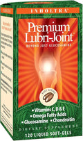 Inholtra Premium Lubri-Joint - 120 Liquid Soft-Gels - with Glucosamine Chondroitin Omega Fatty Acids + Vitamins C D &amp E - 40 Servings