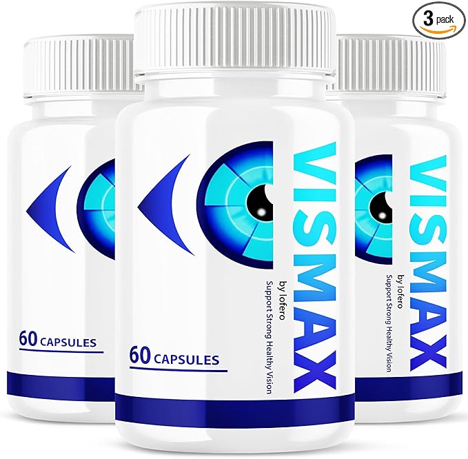 (3 Pack) Vismax Revive Capsules Vis Max Premium Vision Supplement Vitamin Supplement Pills Premium All-Natural Ingredients Advanced Formula for Eyesight Focus Visual Sight Overall Wellness (180 ct)