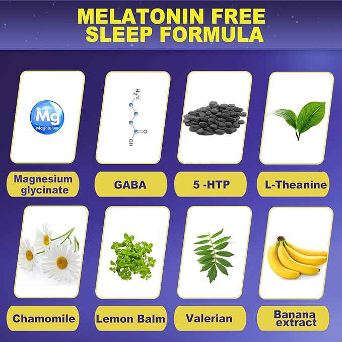 GABA GummiesMelatonin Free Natural Sleep Gummies