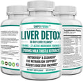 Liver Cleanse Detox &amp Repair Supplement Artichoke Extract Liver Health Formula w 22 Herbs for Liver Support Liver Detox Cleanse Pills - Milk Thistle Dandelion Turmeric Ginger Beet Zinc 60 Capsu