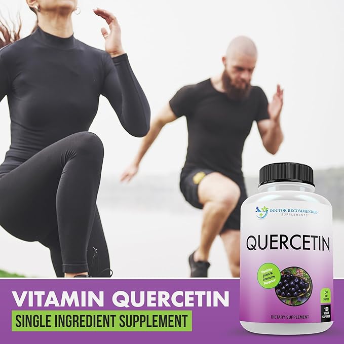 DOCTOR RECOMMENDED SUPPLEMENTS Quercetin 1000mg Per Serving - Vitamin Supplement (Vegan | Non-GMO) (120 Veggie Capsules Pack of 2)