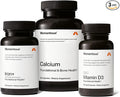 Momentous The Women's Three Bundle - Iron+ Calcium &amp Vitamin D3 (2000 IU) - 3 Critical Nutrients for All Women in 1 Daily Supplement System - NSF Certified for Sport - Gluten-Free - 60 Servings