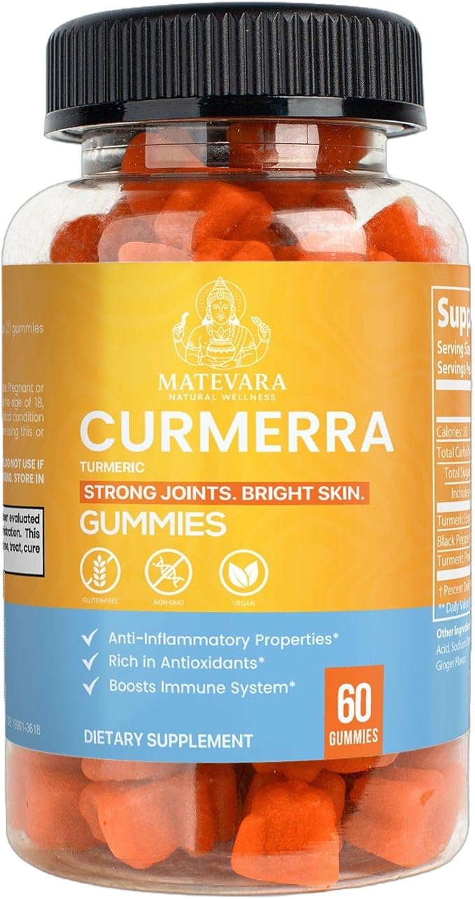 Curmerra Turmeric Gummies | 60 Count