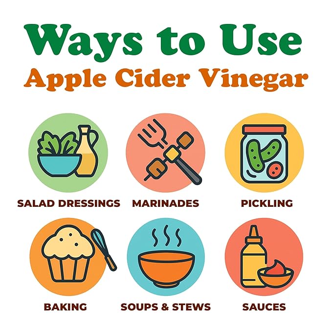 Food To Live Organic Apple Cider Vinegar with Ginger and Turmeric 500 ml – Raw Italian Unfiltered Unpasteurized Non-GMO Vegan Bulk Glass Bottle (Pack of 3)