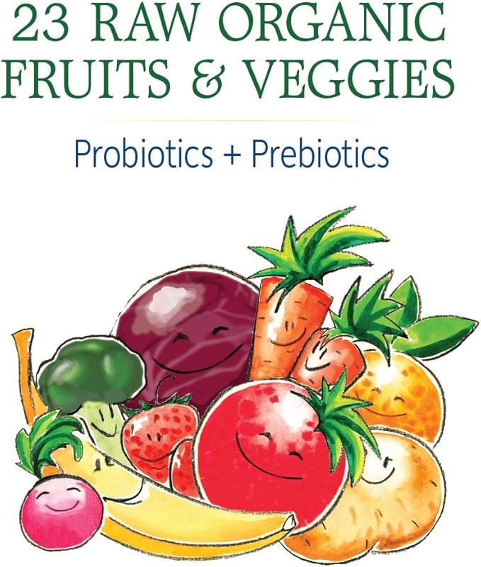 Garden of Life Raw Probiotics Kids - 5 Billion CFU - Whole Food Probiotic for Gut Health &amp Immune Support - for Children Ages 1 Year &amp Older - 60 Servings