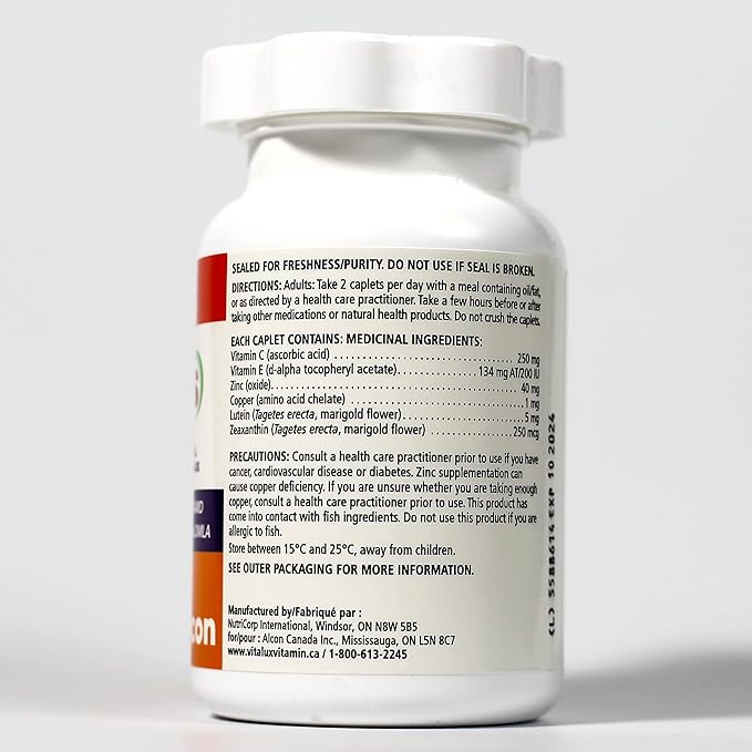 Vitalux-s (Smokers Areds Formula - No Beta Carotene) 50 Time Release Caplets