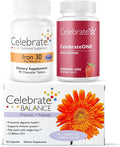 Celebrate Bariatric Essentials Bundle – CelebrateONE Multivitamin Iron with Vitamin C Chewables &amp Balance Probiotic + Prebiotic – Complete Nutritional &amp Digestive Support for WLS Patients