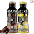 Jocko Fuel Mölk RTD Protein Shakes Bundle - Chocolate &amp Banana Cream (24 Pack Total)