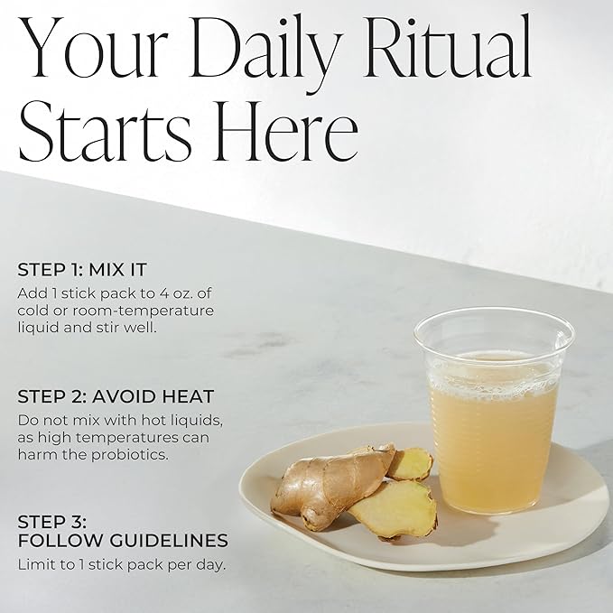 Arbonne Gut Health Digestion Support - Microbiome Prebiotic and Probiotic Drink Mix Probiotic Powder and Prebiotic Powder with Enzymes for a Healthy Gut