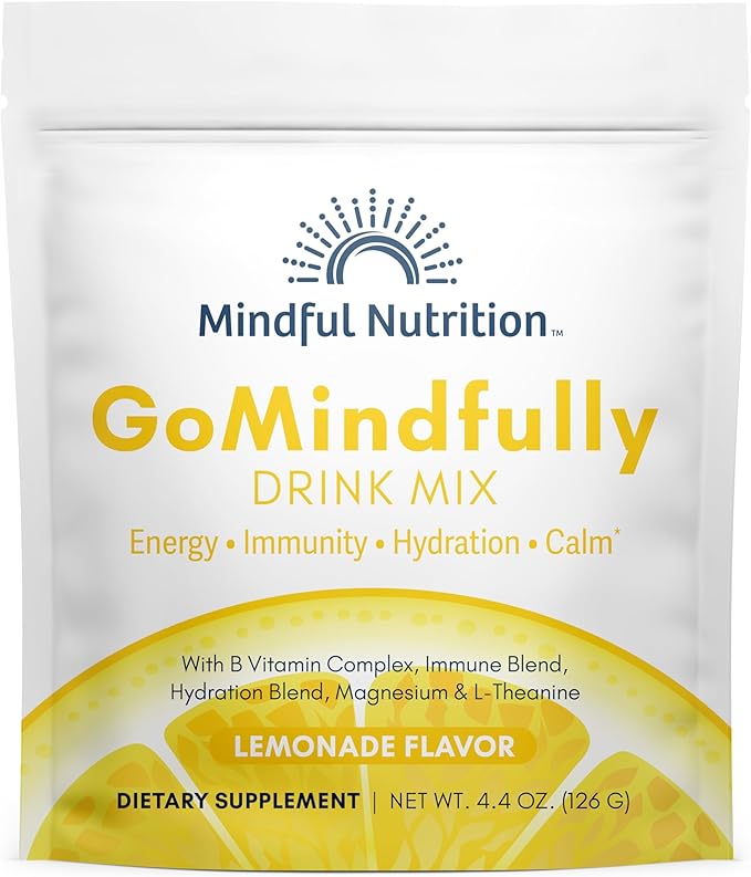 GoMindfully Super Calm Magnesium Powder Drink Mix (4.4oz Lemon)