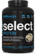 PEScience Select Protein Powder Whey and Casein Blend Lean Protein Powder for Women and Men Low Calorie Low Carb Keto Friendly Gluten Free Frosted Chocolate Cupcake - 55 Servings
