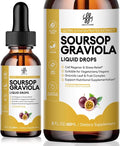 iMATCHME Premium Soursop Graviola for Digestion Support Healthy Skin &amp Sleep Soursop Extract Liquid Drop from Graviola Leaf and Fruit Sugar/Caffeine/Gluten Free Passion Fruit Flavor 2 Fl Oz