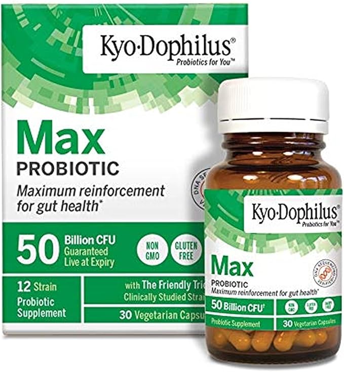Kyo-Dophilus Max Probiotics 30 Vegetarian Capsules