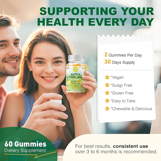 L Lysine Gummies and ALA Supplement Gummies