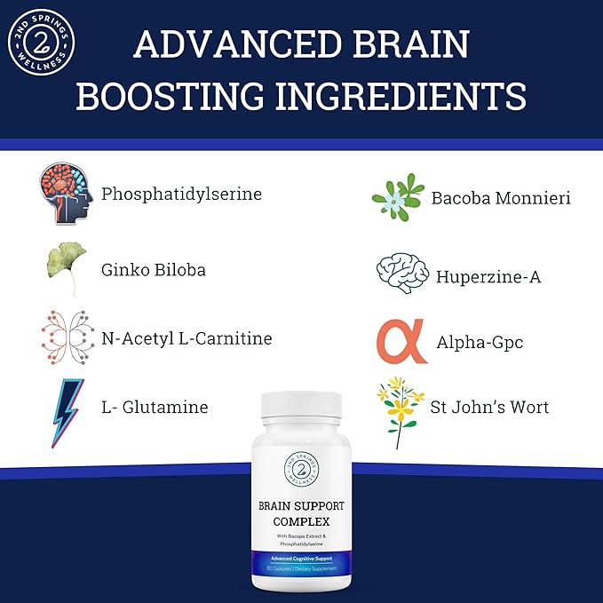 Energy &amp Cognitive Support Bundle: Super B-100 + Brain Support Formula