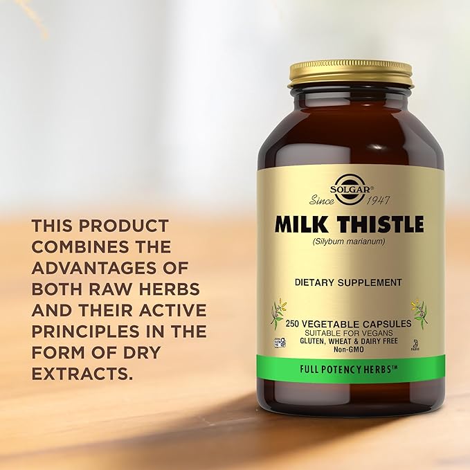 Solgar - Milk Thistle (Silybum Marianum 100 mg 250 veggie caps