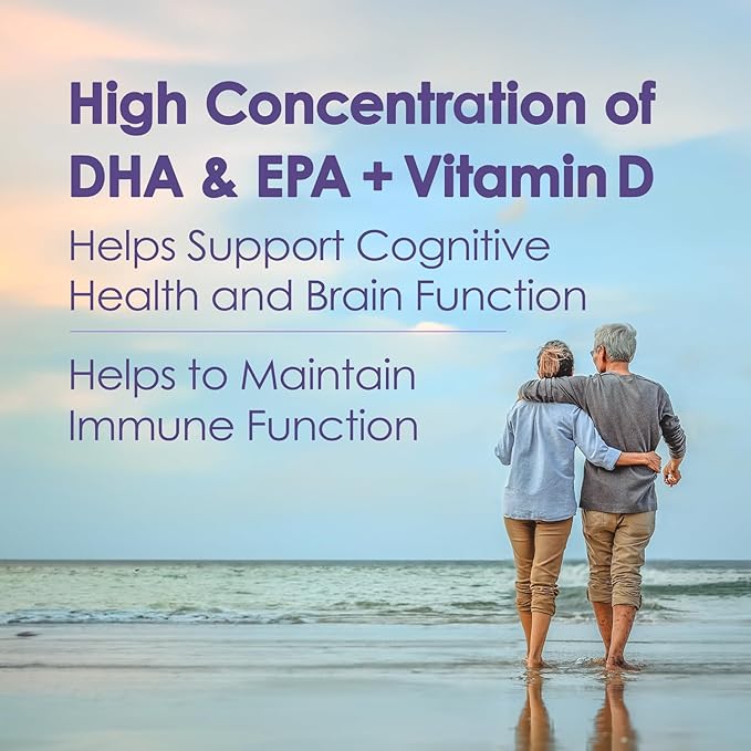 5X Ultimate Strength Omega 3 Fish Oil Liquid with Vitamin D Burpless Liquid Fish Oil Supplements with High DHA and EPA Omega 3 Fatty Acid Supplements 7.60 floz Lemon Flavor