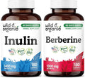 Wild &amp Organic Inulin 180 Capsules &amp Berberine 180 Capsules