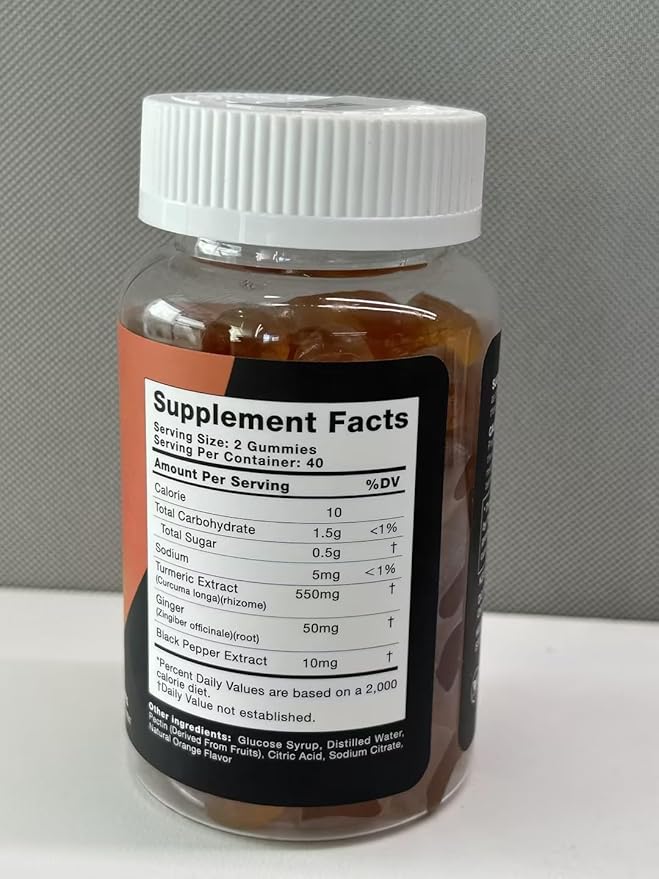 Turmeric Curcumin Gummies 0922 A020