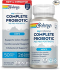 SOLARAY Mycrobiome Complete Probiotic Men's Formula - Pre and Probiotics for Men Plus Postbiotic - Digestive Health and Immune Support - 50 Billion CFU 26 Strains - Vegan - 30 Servings 30 VegCaps